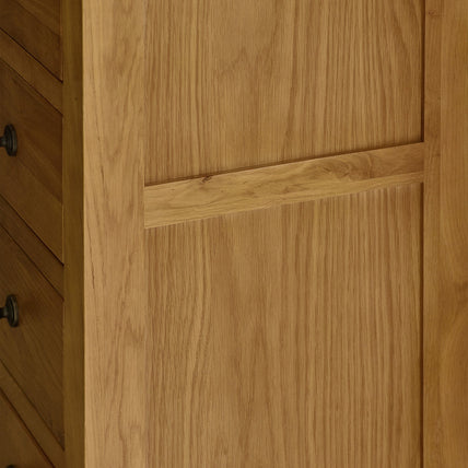 Myrtle 7 Drawer Chest Oak