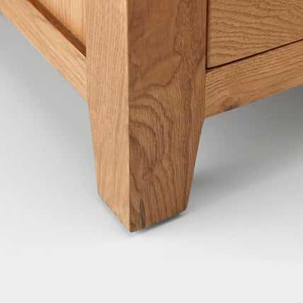 Myrtle Twin Pedestal Dressing Table Oak