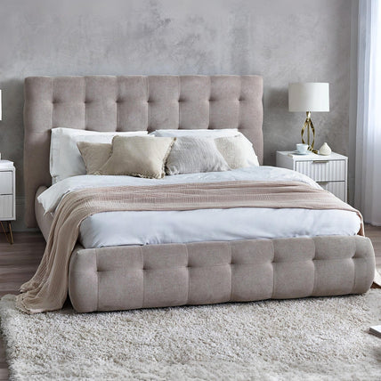 Ophira Bed Frame Double Light Taupe