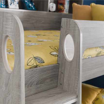 Orin Bunkbed Bed Grey Oak
