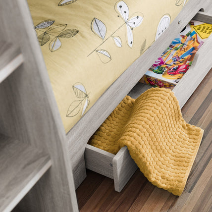 Orin Bunkbed Bed Grey Oak