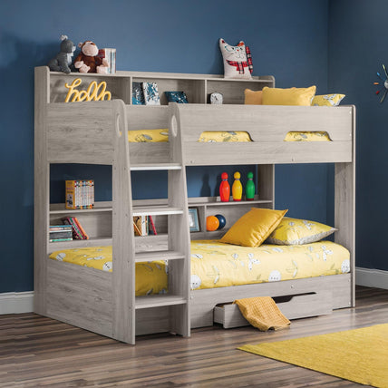 Orin Bunkbed Bed Grey Oak