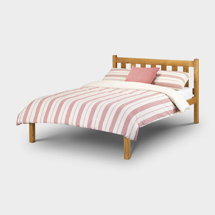 Peony Bed Frame Double Antique Pine