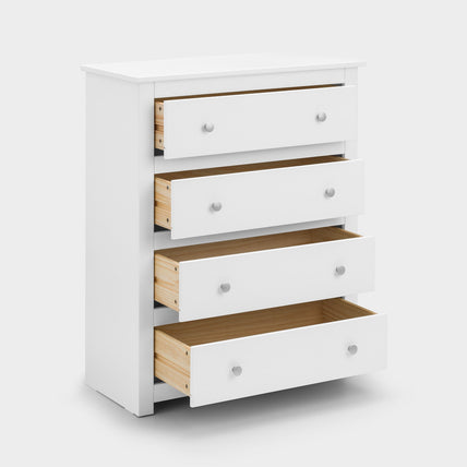 Raine 4 Drawer Chest Surf White