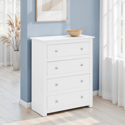 Raine 4 Drawer Chest Surf White