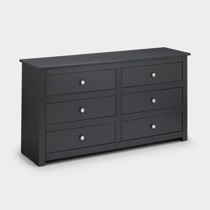 Raine 6 Drawer Chest Anthracite