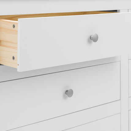Raine 6 Drawer Chest Surf White