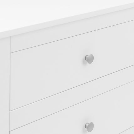 Raine 6 Drawer Chest Surf White