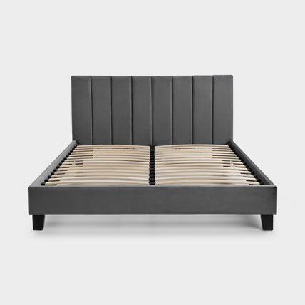 Rhea Bed Frame Single Grey