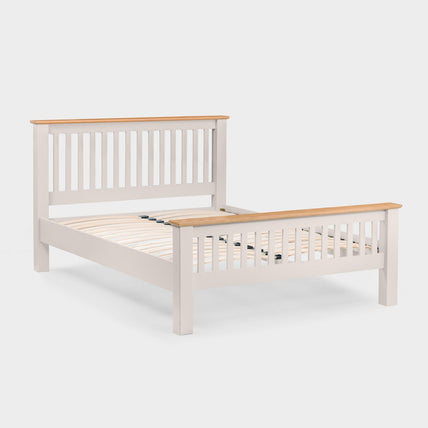 Richmond Bed Frame Double Elephant Grey
