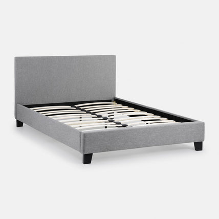 Robin Bed Frame Double Grey Linen