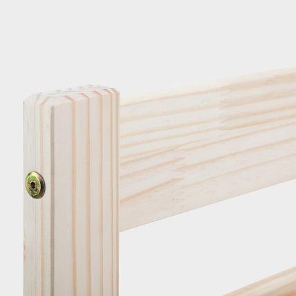 Saskia Bed Frame Double Unfinished Pine