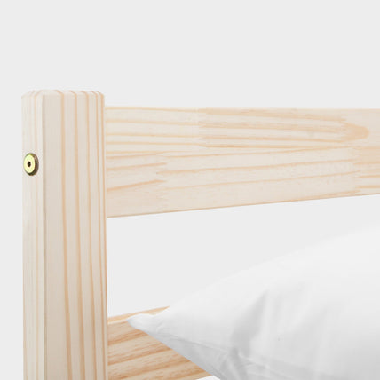Saskia Bed Frame Double Unfinished Pine