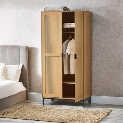 Sky 2 Door Wardrobe Beige