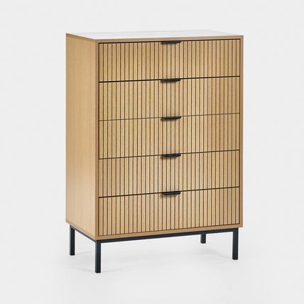 Sky 5 Drawer Chest Beige