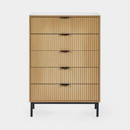 Sky 5 Drawer Chest Beige