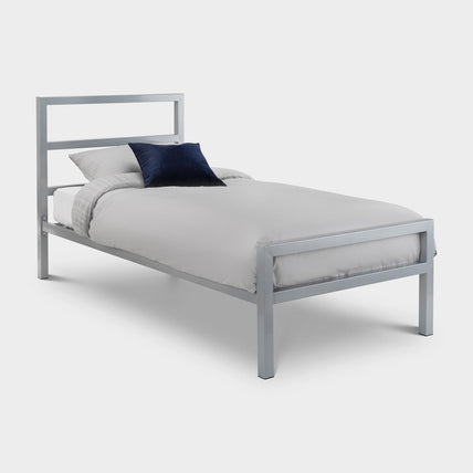 Soieil Bed Frame Single Silver