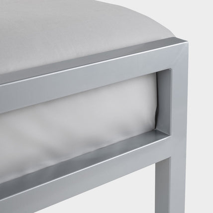 Soieil Bed Frame Single Silver