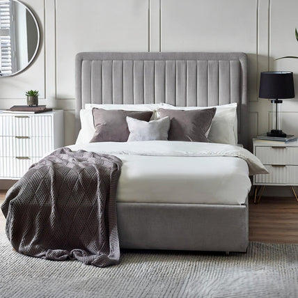 Solace Bed Frame Kingsize Grey