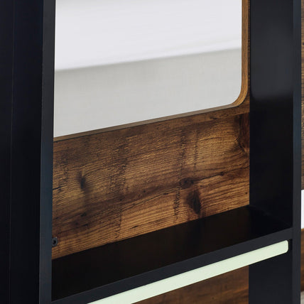 Solomon Bunk Bed Wood And Black