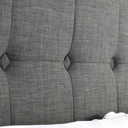 Sorin Bed Frame Double Slate Linen