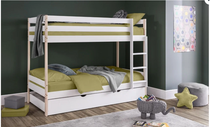 Nyx Bunk Bed White & Pine