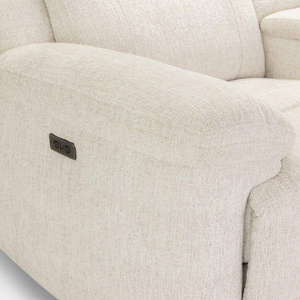 Owen Electric Recliner Sofa 2 Seater Beige