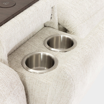 Owen Electric Recliner Sofa 2 Seater Beige