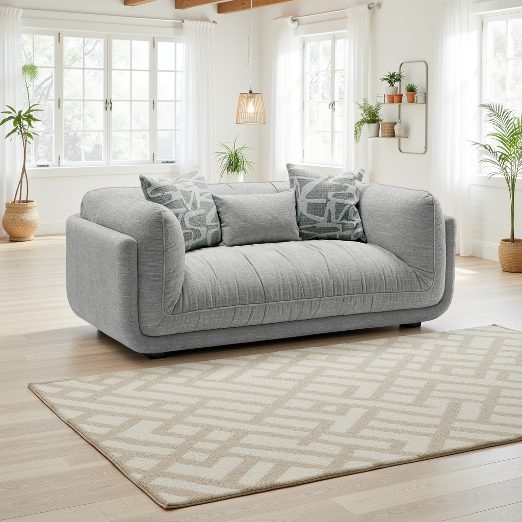 Oxford Sofa 2 Seater Grey