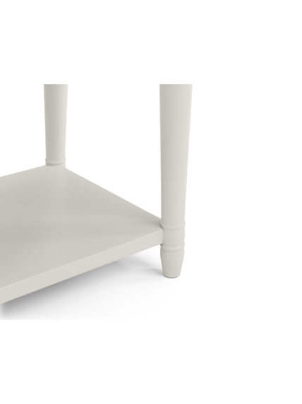 Palma 1 Drawer Lamp Table Limed Oak/Grey