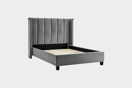 Polaris Bed Frame Double Silver