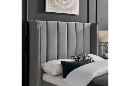 Polaris Bed Frame Double Silver