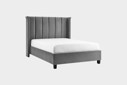 Polaris Bed Frame Double Silver