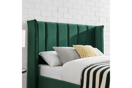 Polaris Storage Bed Frame Double Green