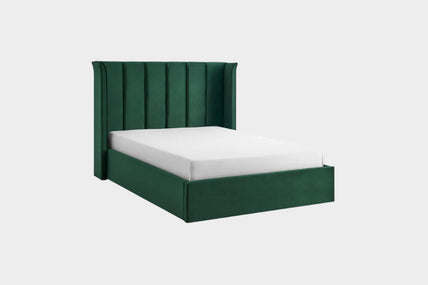 Polaris Storage Bed Frame Double Green