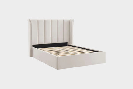 Polaris Storage Bed Frame Double Natural