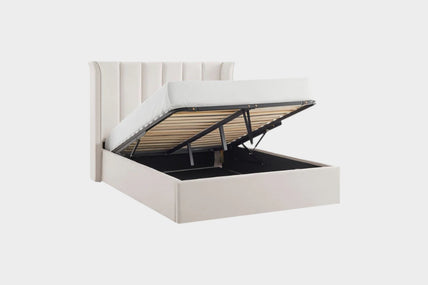 Polaris Storage Bed Frame Double Natural