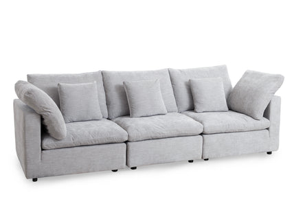 Lotus Feather Sofa Grey Modular Corner