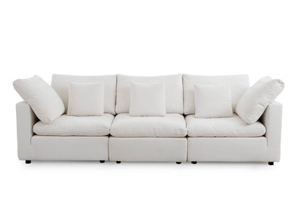 Lotus Feather Sofa Stone Modular Corner