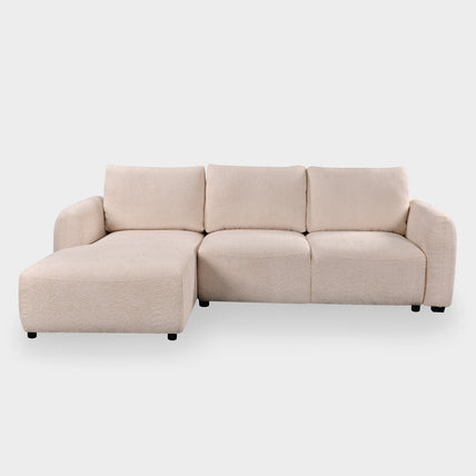 Sage Sofa Bed Left Hand Facing Corner Beige