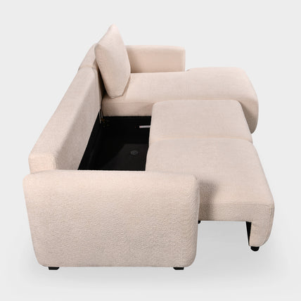 Sage Sofa Bed Right Hand Facing Corner Beige