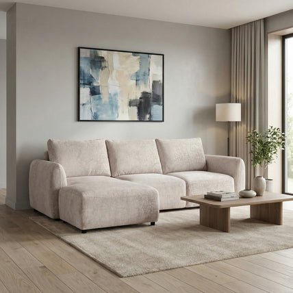 Sage Sofa Bed Left Hand Facing Corner Mushroom