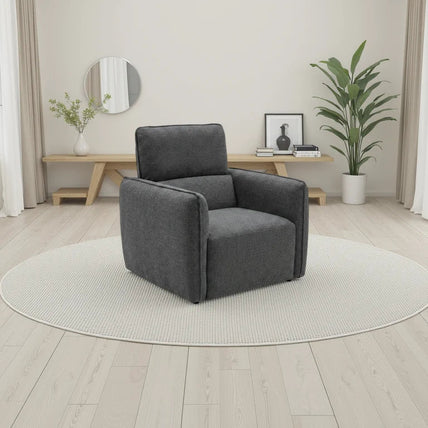 Ascot Sofa Charcoal Armchair