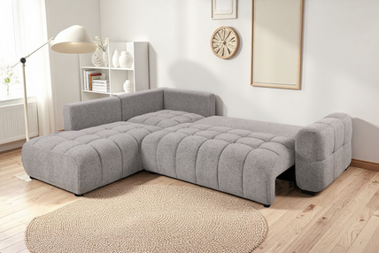 Noelle Sofabed Dark Grey Left Hand Facing Corner