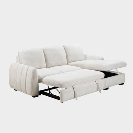 Sienna Sofa Bed Beige Right Hand Facing Corner