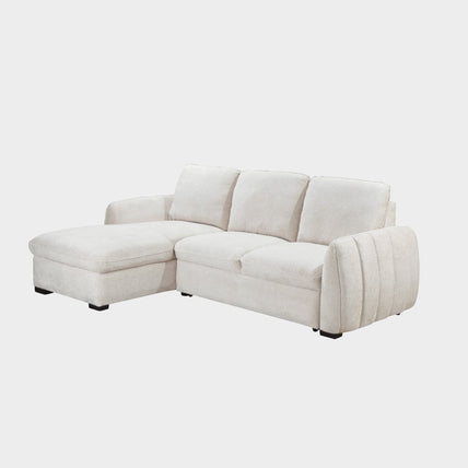 Sienna Sofa Bed Beige Left Hand Facing Corner