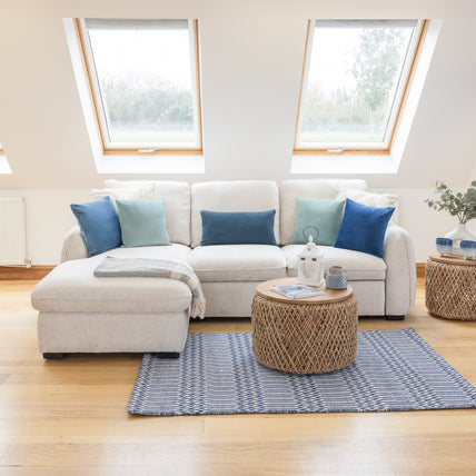 Sienna Sofa Bed Beige Left Hand Facing Corner