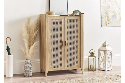 Sunny Shoe Cupboard Oak