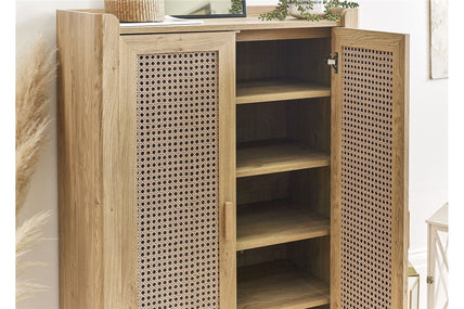 Sunny Shoe Cupboard Oak