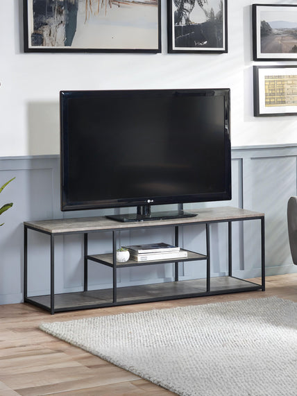Tala Tv Unit Concrete/Black